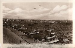 The Harbour, Partial View Thessaloniki, Greece Greece, Turkey, Balkan States Postcard Postcard Postcard