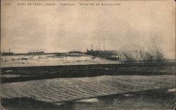 Bahia de Punta Arenas, Temporal Estrecho de Magallanes Postcard