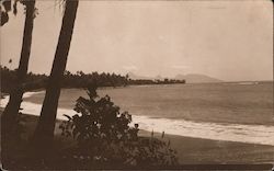 View of a beach Postcard