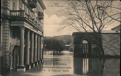 Bad Kissingen Hochwasser-Katastrophe, 4-5 Februar 1909 Postcard