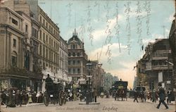 Oxford street from Regent Circus Postcard