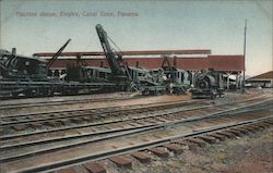 Machine shops, Canal Zone Empire, Panama Postcard Postcard Postcard