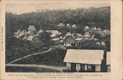 Native Village at Paraiso (Paradise) Postcard