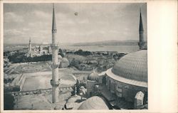 View from a minaret Istanbul, Turkey Greece, Turkey, Balkan States Postcard Postcard Postcard