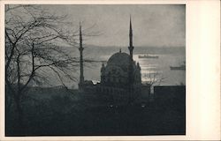 Nusretiye Mosque, Tophane District, Beyoğlu Postcard