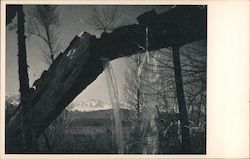 Mountains and Small Waterfalls Postcard