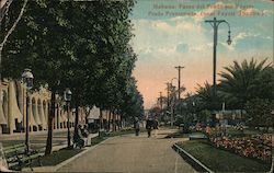 Paseo del Prado por Payret Postcard