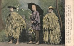 A group of street coolies Postcard