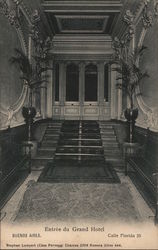 Entree du Grand Hotel Postcard