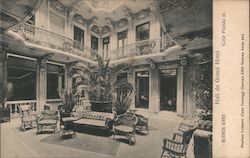 Hall of the Grand Hotel, Calle Florida 25 Postcard