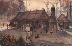 A bush post office Postcard