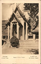 Bangkok, A City of Temples. Thailand Southeast Asia Postcard Postcard Postcard