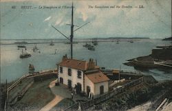 Le Semaphore et l"Escadre Postcard