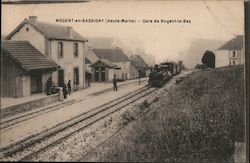 Gare de Nogent-le-Bas Nogent-en-Bassigny, France Postcard Postcard Postcard