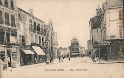 Vue de la Rue Nationale Postcard