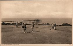 Putting Green & Pier Postcard