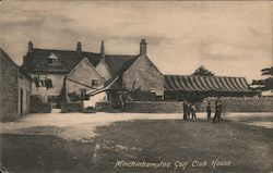 Golf Club House Postcard