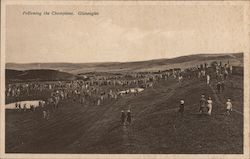 Following the Champions on the Golf Course Gleneagles, Scotland Postcard Postcard Postcard