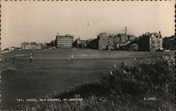 1st Green, Old Course Postcard