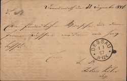 Handwritten correspondence on Kingdom of Bavaria card Postcard