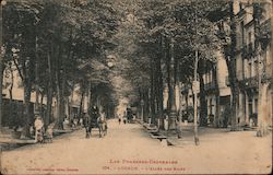 L'Allee des Bains Postcard