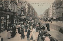 Rue Saint-Antoinne Postcard