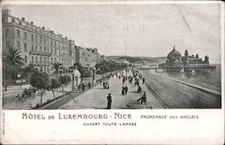 Hotel de Luxembourg, Promenade des Anglais Postcard