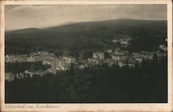 Marienbad vom Aussichtsturm Postcard