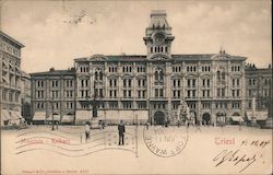 City Hall Trieste, Italy Postcard Postcard Postcard