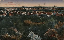 Blick von dem Wachtenberg Werder, Germany Postcard Postcard Postcard