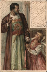 Othello and Desdemona Postcard