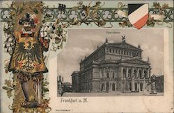 Opera House Frankfurt, Germany Postcard Postcard Postcard