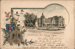 Krefeld - Bismarkplatz Postcard
