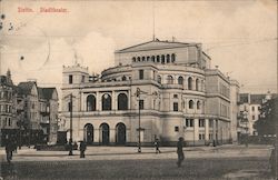 Stadttheater, Szczecin Postcard