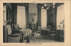 Salon Continental-Hotel, Berlin Postcard