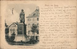 Bonn - Beethoven Memorial Postcard