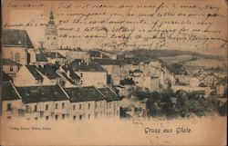 Gruss aus Glatz Postcard