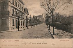 Greetings from Kamenz in Saxony, King Street Postcard