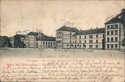 Kaserne des 1. Bat. Inf.-Reg. Markgraf Karl (7. Brandenb.) Postcard