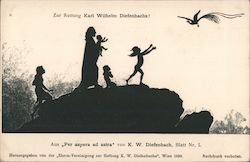 Zur Rettung Karl Wilhelm Diefenbachs! Wien, - Austria Postcard Postcard Postcard