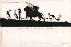 Zur Ehrung Diefenbachs Postcard