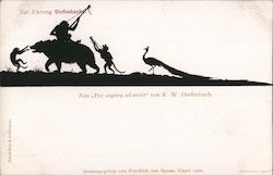 Zur Ehrung Diefenbachs Postcard