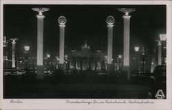 Berlin - Brandenburg Gate Germany Postcard Postcard Postcard