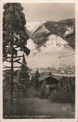 Kolbenalm with view of Oberammergau Germany Postcard Postcard Postcard