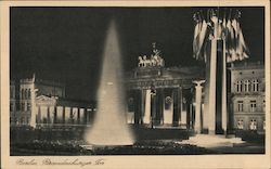 Brandenburg Gate Berlin, Germany Postcard Postcard Postcard