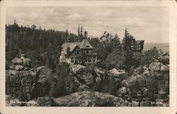 Zittau Töpferbaud in the Zittauer mountains Postcard