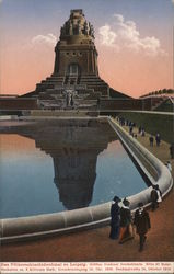 The Battle of Leipzig Memorial Postcard