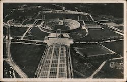 Olympic Stadium in Berlin Postcard