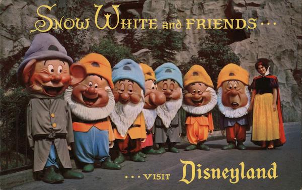 Snow White and Friends Visit Disneyland Anaheim California