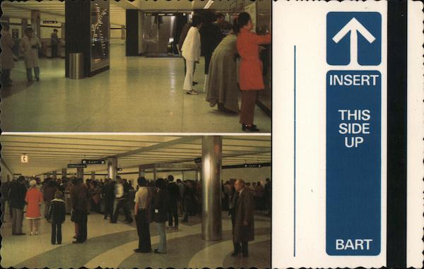 Bart’s Modern Downtown Station San Francisco California